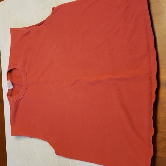 Vintage Jerzees Single Stitch Sleeveless Tank Tee Muscle Shirt Red Lg 45 Chest - Picture 2 of 9
